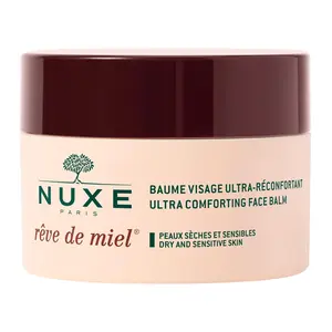 NUXE Rêve de Miel Ultra Comforting Face Balm - Nourishing Cream for Dry & Sensitive Skin, 1.7 Oz