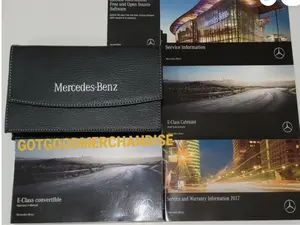 2017 MERCEDES BENZ E CLASS Convertible Owner Owners Operators Manual Set