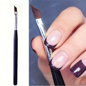 Nail Gradient Brush, 6.54in Acrylic Powder Dipping Pen, Nail Liner Brush for Manicure Pedicure, Nail Painting Drawing Tool, Nail Art, Unfragranced, Beauty Personal Care