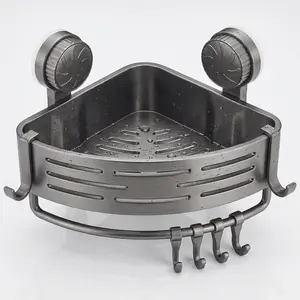 Bathroom Suction Triangle Basket Shelf, No Drilling Strong Adhesion, Non-Slip Large Capacity, Easy Install Detachable Wall Mount, Bathroom Organizer.Ideal for shower stalls and wall storage.2026 Upgraded Version The Ideal Housewarming Gift