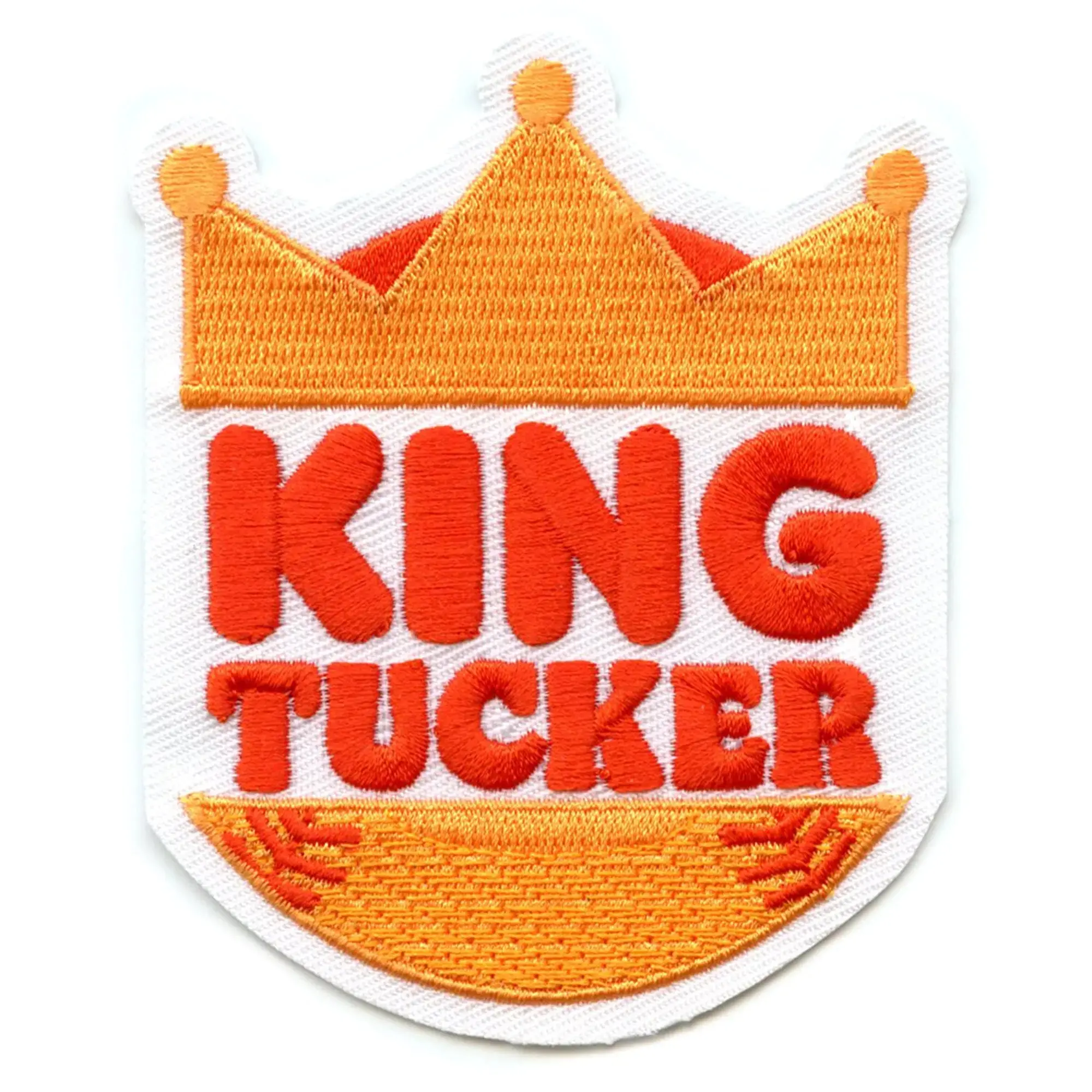King Tucker Parody Patch  Houston Embroidered Iron On