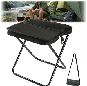 Camping Chairs,Upgraded Foldable Stool, 1.5 lbs ultralight, Max Load Capacity 500lbsPortable outdoor folding chair withpocket, For Queuing, Fishing, HikingTours,BBQ,Parties, OutdoorActivities Camping AccessoriesCamping supplies