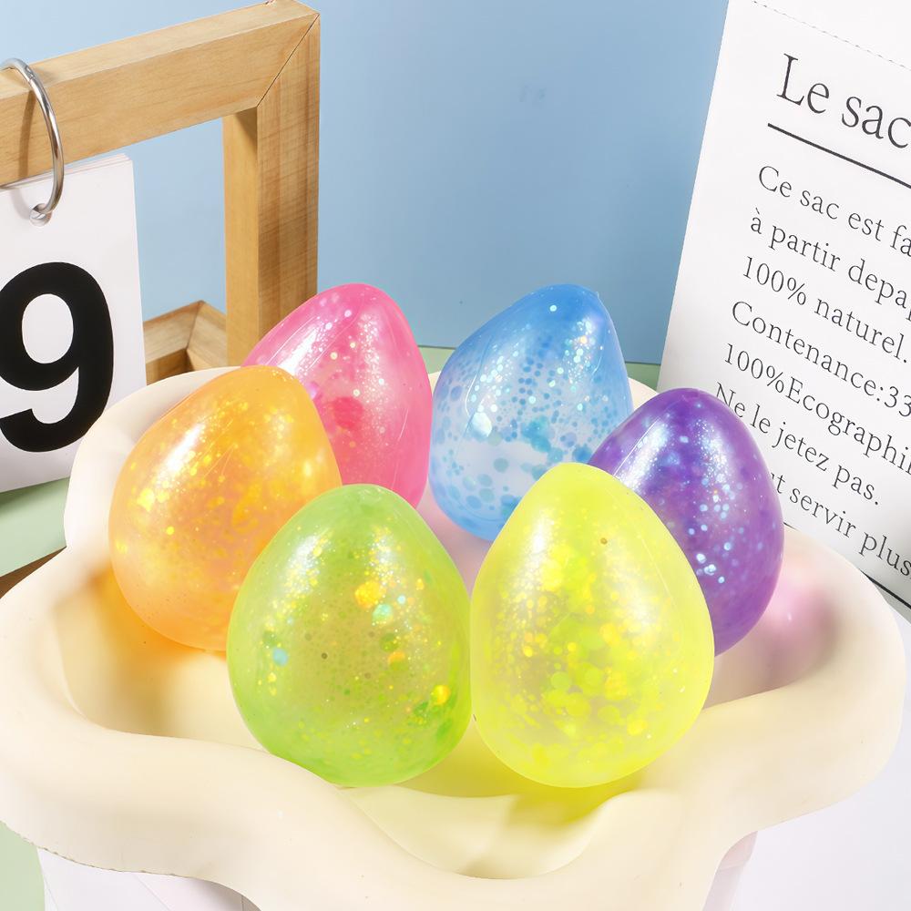 Translucent Water Drop Squishy Toy Slow Rising Squeeze Ball for Relaxation