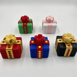 Funny Prank Gift Box with Plastic Screws, Interactive Geometric Puzzle Joke Toy, Perfect for Christmas, Birthday, Valentine's Day