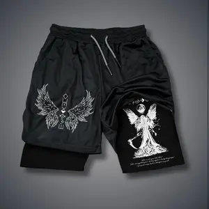 Sleep Token Merch Summer Men Shorts For Men Outfit Men Graphic Shorts Double-Layer Sports Shorts Comfortable Short Shorts Summer