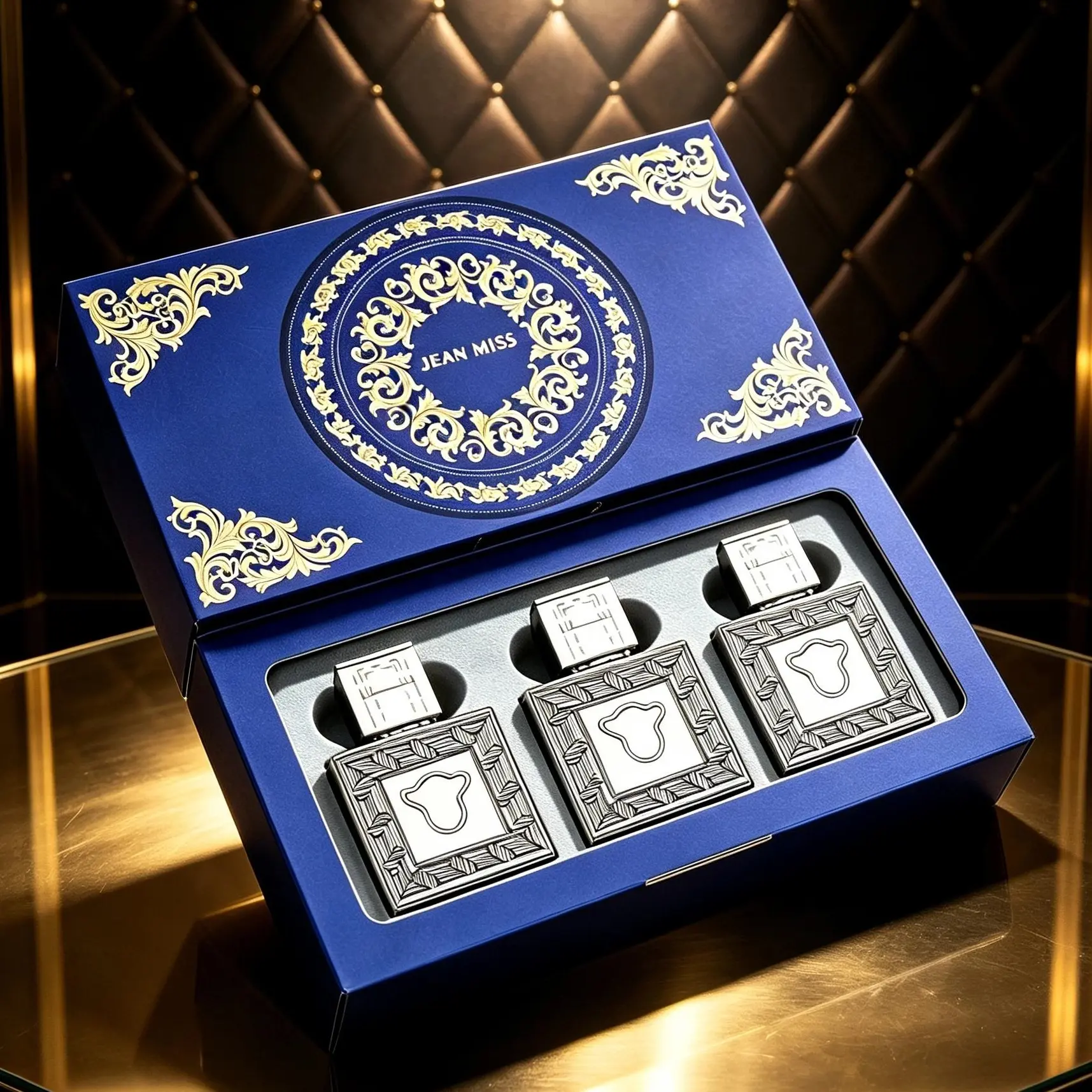 3-Piece Perfume Set,holiday Gifting , blended fresh orange blossom, ripe pear and warm coffee, creamy coconut floral scent lasts 72h. Chic box as birthday and festival present.