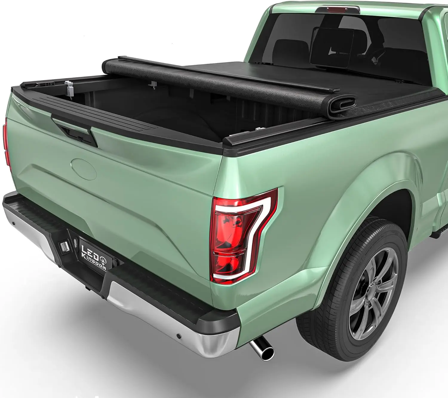 5'5" (67") Bed Soft Roll-Up Truck Bed Tonneau Cover Fits for 2015-2025 Ford F150 F-150 5'5" (67") Bed Soft Roll-Up Truck Bed Tonneau Cover Fits for 2015-2025 Ford F150 F-150