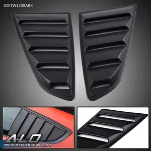 For Ford Mustang 2015-2021 Side Quarter Window Louvers Rear Sun Shade Cover