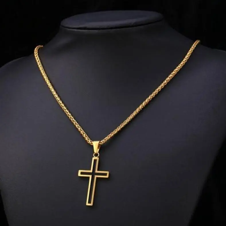 Golden Two-tone Cross