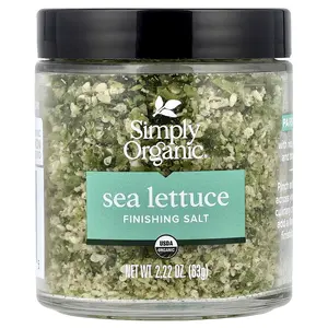 Simply Organic Finishing Salt, Sea Lettuce, 2.22 oz (63 g)