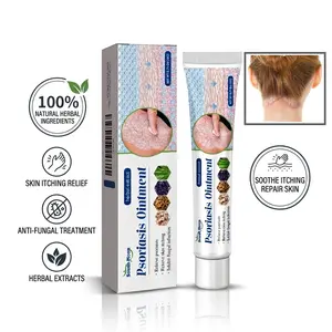 Psoriasis Cream, Natural Herbal Ointment for Eczema & Dermatitis, Instant Itch Relief, Anti-Fungal Treatment, Soothes Skin Redness and Peeling, 20g