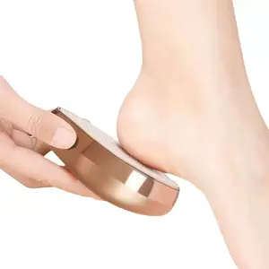 Upgraded 2-in-1 electroplated matte foot scrubber + painless crystal hair remover—one device for foot care and full-body hair removal; unisex; electric dead skin and callus remover for pedicures; gentle full-body hair removal; waterproof and washable; hom