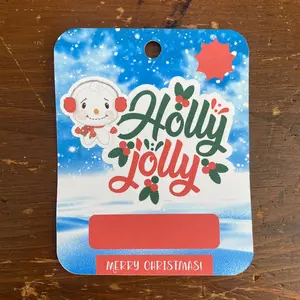 Holly Jolly - Christmas Money Card | Stocking Stuffer | Gift Card Holder | Cash Card