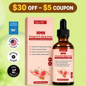Treat Yourself or Parents – NMN Energy Anti-Aging Drops 500mg Liquid Supplement with AKG, TMG, Resveratrol, CoQ10, PQQ, Vitamins B12, B6, B3, C & Minerals | Supports NAD+, Cellular Energy, Focus, Stamina & Healthy Aging | Watermelon Flavor, 30-Day Supply