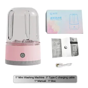 Portable Rechargeable Mini Washing Machine, Compact Design for Underwear & Baby Clothes, Ideal for Travel & Home Use, Portable Washer