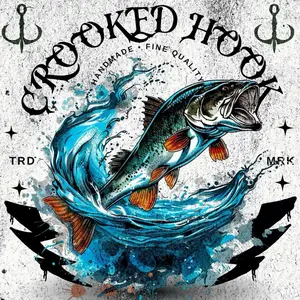 Crooked Hook Florida Snook'n Short Sleeve Dry Fit Fishing Shirt for Comfortable Outdoor Activities with Easy Movement & Optimal Comfort
