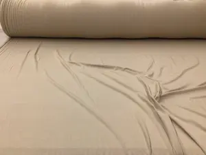 Tanboocel Bamboo Spandex Fabric 4 way Stretch Taupe B420