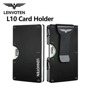 Wallet for Men - Slim Minimalist Compact Wallet and Card Holder, RFID Protected Front Pocket Wallets for Men with Integrated Money Clip