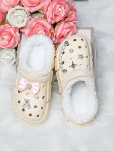 Winter Warm Eva Slippers, Casual Design, Lightweight Non-Slip Indoor Shoes, House Slippers, Easy to Match Any Winter