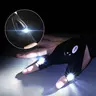 A pair of LED light up gloves, cool sports gloves for camping, fishing, hiking, survival, rescue, outdoor gear reading light Glow