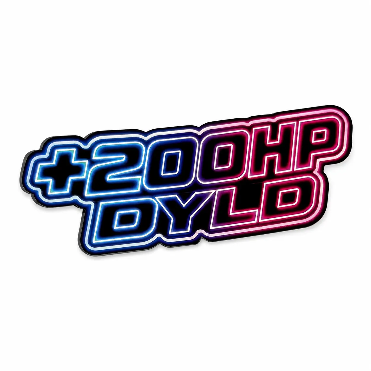 DYLD +200HP STICKER