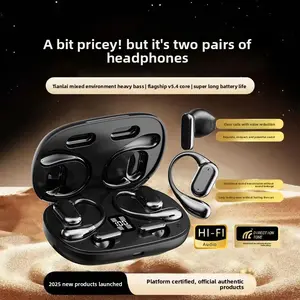 [2 pairs of headphones] 2026 new wireless Bluetooth headphones, in-ear + ear-hook two-in-one headphones, suitable for sports and music listening