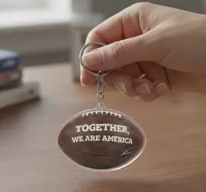Together We Are America Keychain