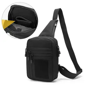 Men's Crossbody Gun Bag, Single Shoulder Bag Tactical Chest Bag Shooting Bag