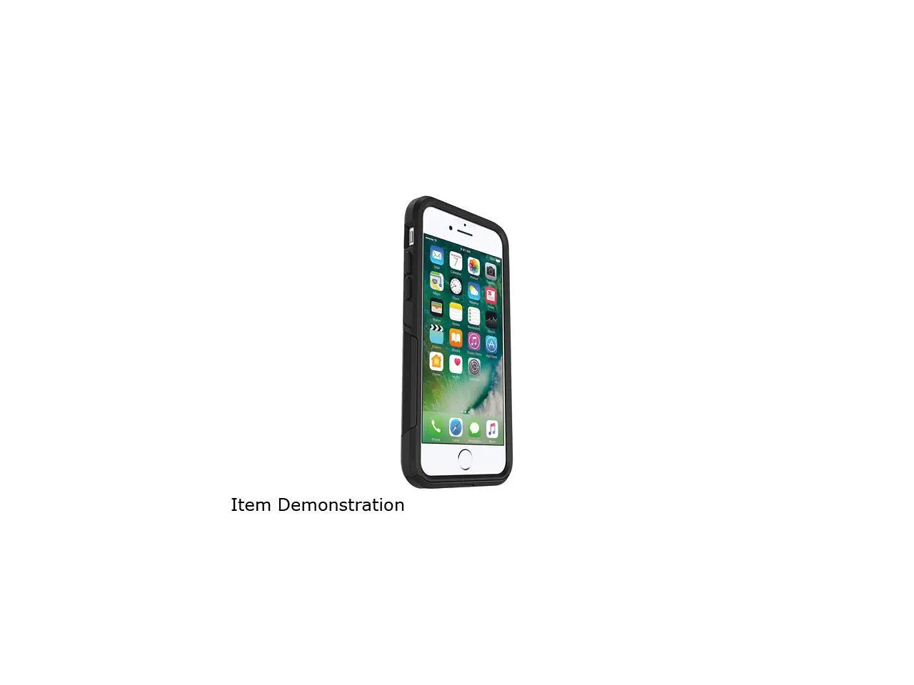OtterBox Commuter Black Case for iPhone 7, Pro Pack 77-55772 OtterBox Commuter Black Case for iPhone 7, Pro Pack 77-55772
