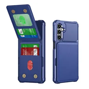 Card Slots Kickstand Wallet Case Casing Protective For Samsung Galaxy S26 S25 S24 S23 S22 S21 Ultra Plus A57 A37 A56 A36 A26 A55 A35 A54 A34 Cover