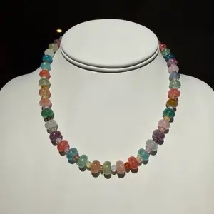 Handmade Jade Gemstone Beaded Bracelet - Colorful Beads for Summer Season