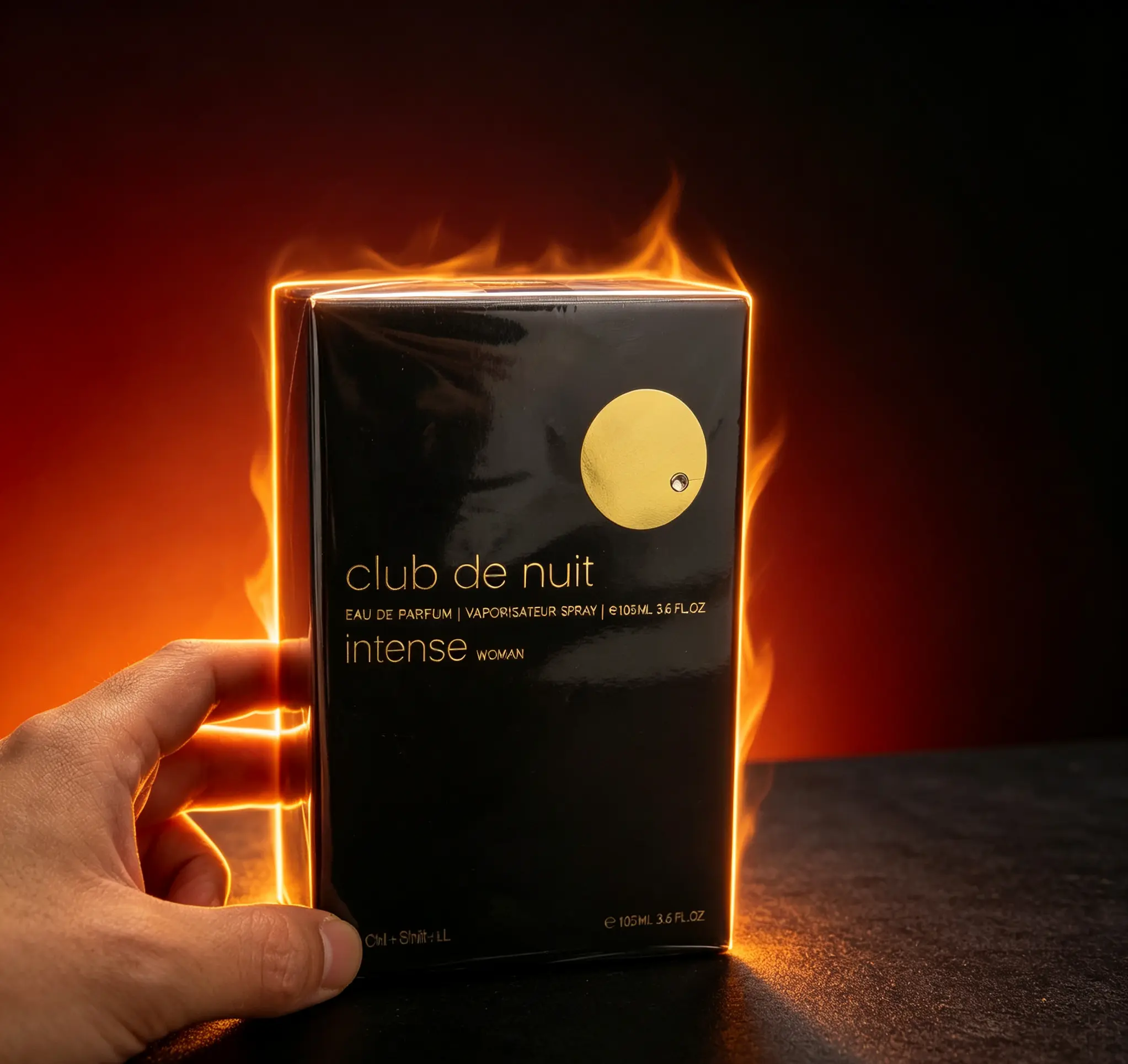 Armaf Club De Nuit Intense Woman, Long-Lasting Eau de Parfum for Adults, Fresh Woody Scent for Date Nights, 3.6 oz / 105ml, Edp, 3 To 3.9 Fl Oz, Floral, Fruity