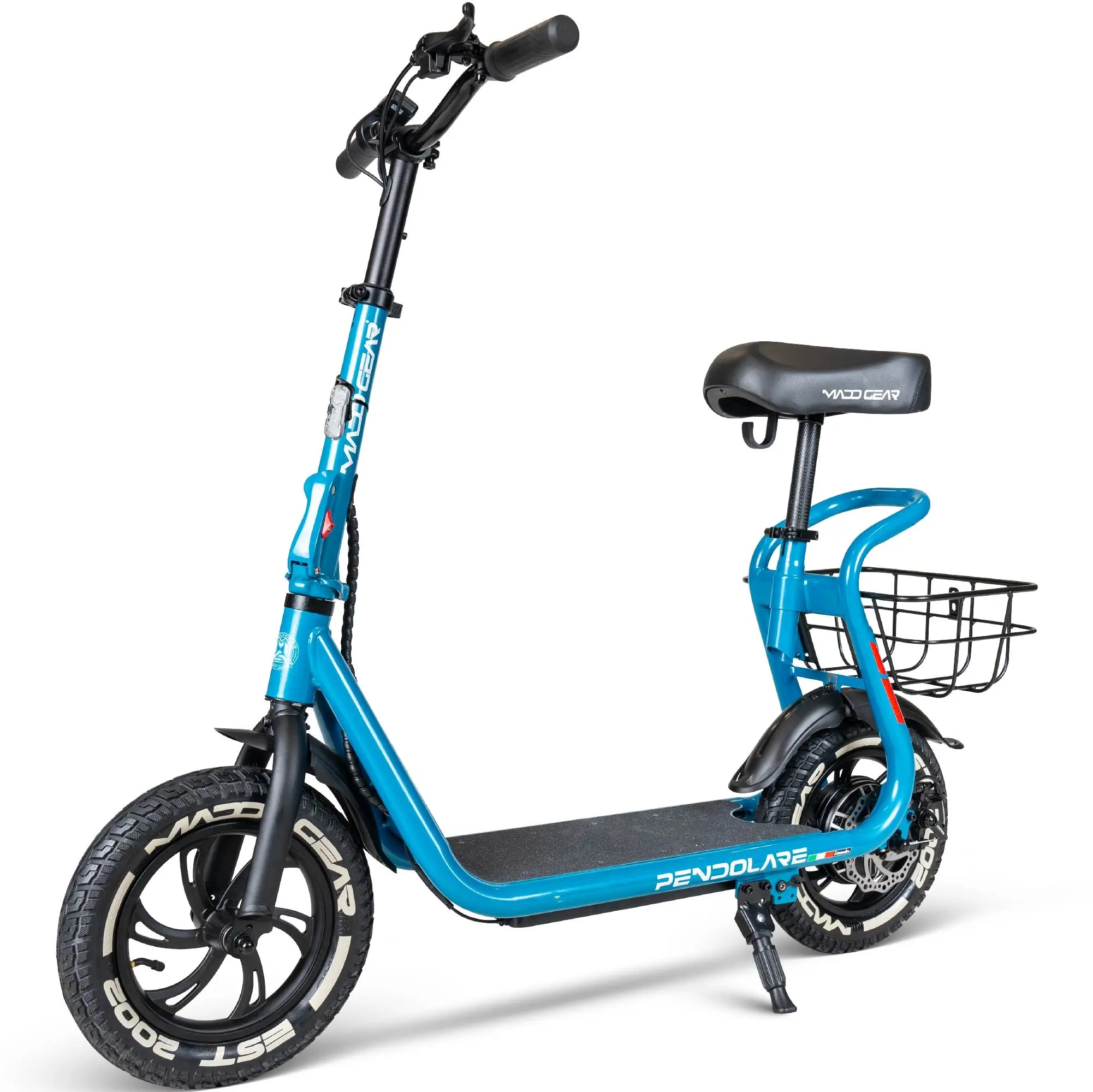 Madd Gear Pendolare Electric Folding Scooter - Mediterranean Blue Madd Gear Pendolare Electric Folding Scooter - Mediterranean Blue