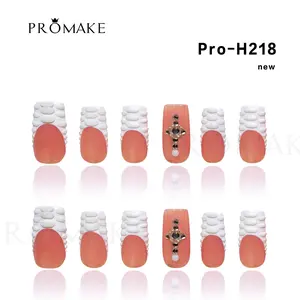 Promake | NV2 Warehouse In-Stock | Luxury Handmade Press On Nails | Short to Long Lengths | Upgraded Tool Kit