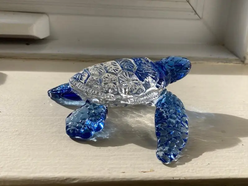 Hand Blown Glass Sea Turtle