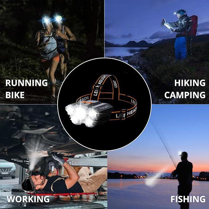 Rechargeable LED Headlight, High Brightness & Long Range Headlight, Suitable for Night Fishing Rechargeable LED Headlight, High Brightness & Long Range Headlight, Suitable for Night Fishing