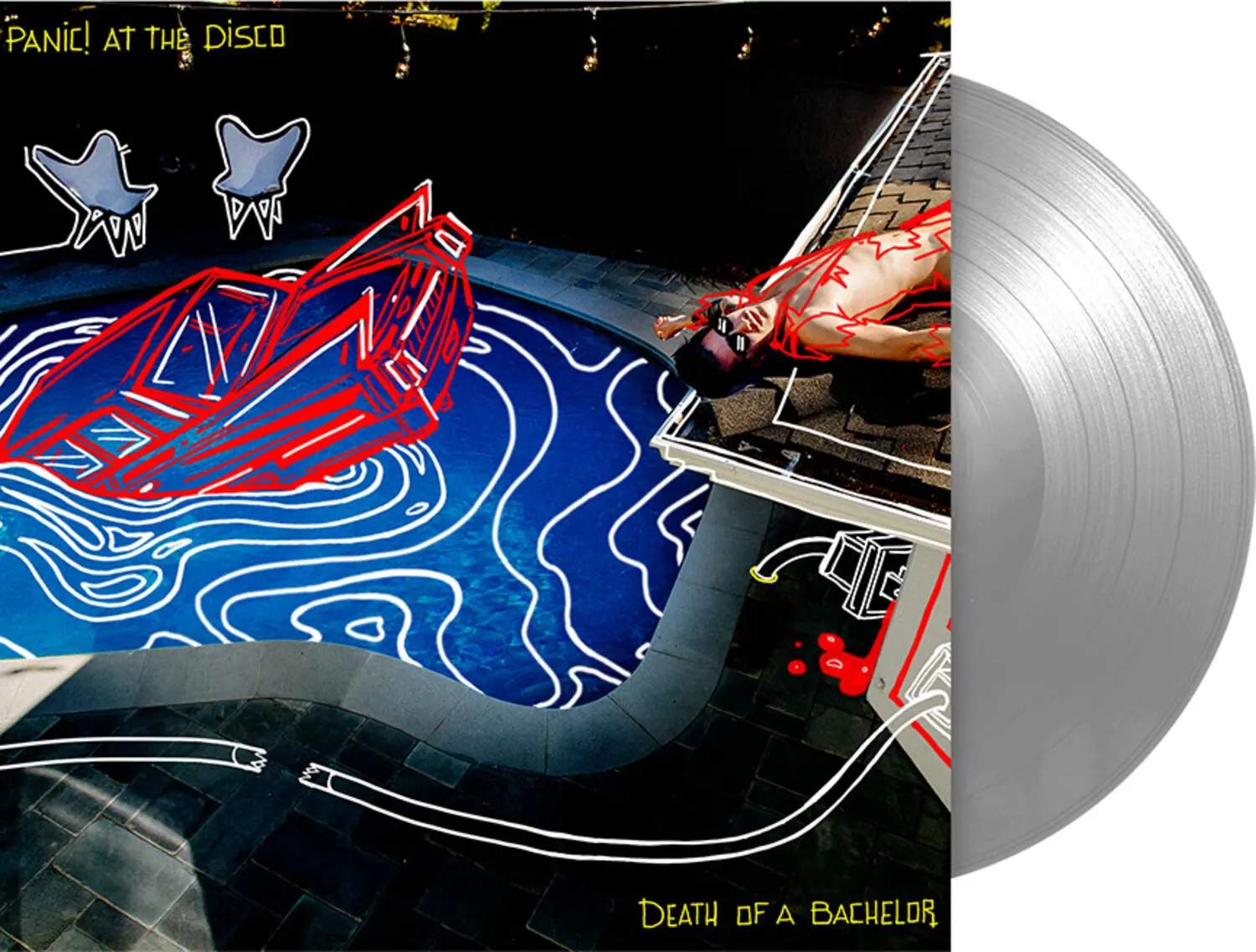 Panic! At the Disco - Death Of A Bachelor (Limited Silver Colored VInyl)  [VINYL RECORD - LP] Colored Vinyl, Silver, Anniversary Ed