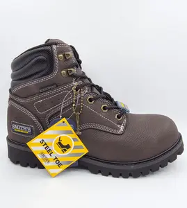Steel Toe "Smith's Work Wear" BERKELEY "SA724022" BROWN