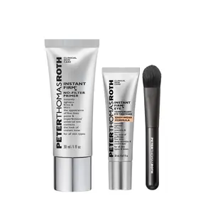 Peter Thomas Roth Easy Wear + Primer Duo, Easy Wear Temporary Eye Tightener, Instant FirmX No-Filter Primer