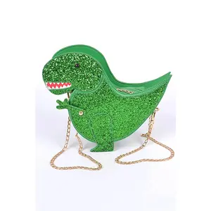 Glitter Dinosaur Iconic Swing Bag
