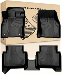 For  2019-2024 Volkswagen Jetta,1st & 2nd Row Full Set TPE Floor Liners