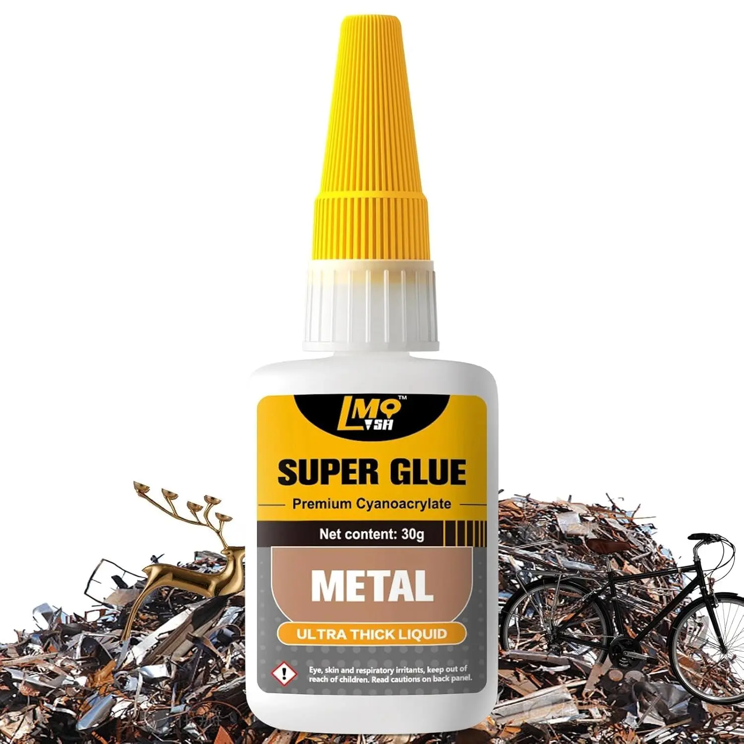 Liquid Super Glue for Metal, 30g Clear Instant Thick CA Glue for Stainless Steel  DIY Crafts and Repairs, Fast Drying High Strength  Purpose Permanent Professional Cyanoacrylate Adhesives