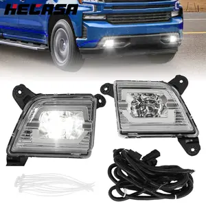 Fit For 2019-2022 Chevy Silverado 1500 Generation LED Fog Lights Lamp Clear New