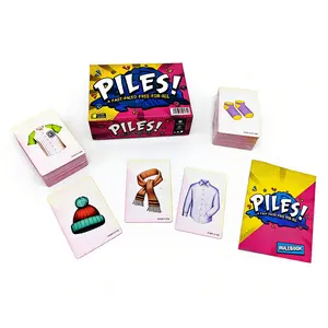 Family Fun Card Game for Kids and Adults, Quick Casual Travel Game, Under 10 Minutes, Birthday Party Supplies, 200 Cards + Instructions