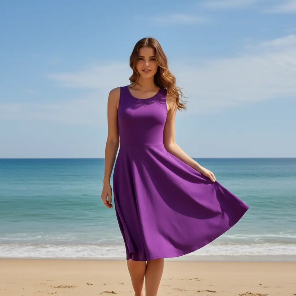 lularoe fit and flare dress Zara Jahan- Lawn Dress D- 1103 main image 1