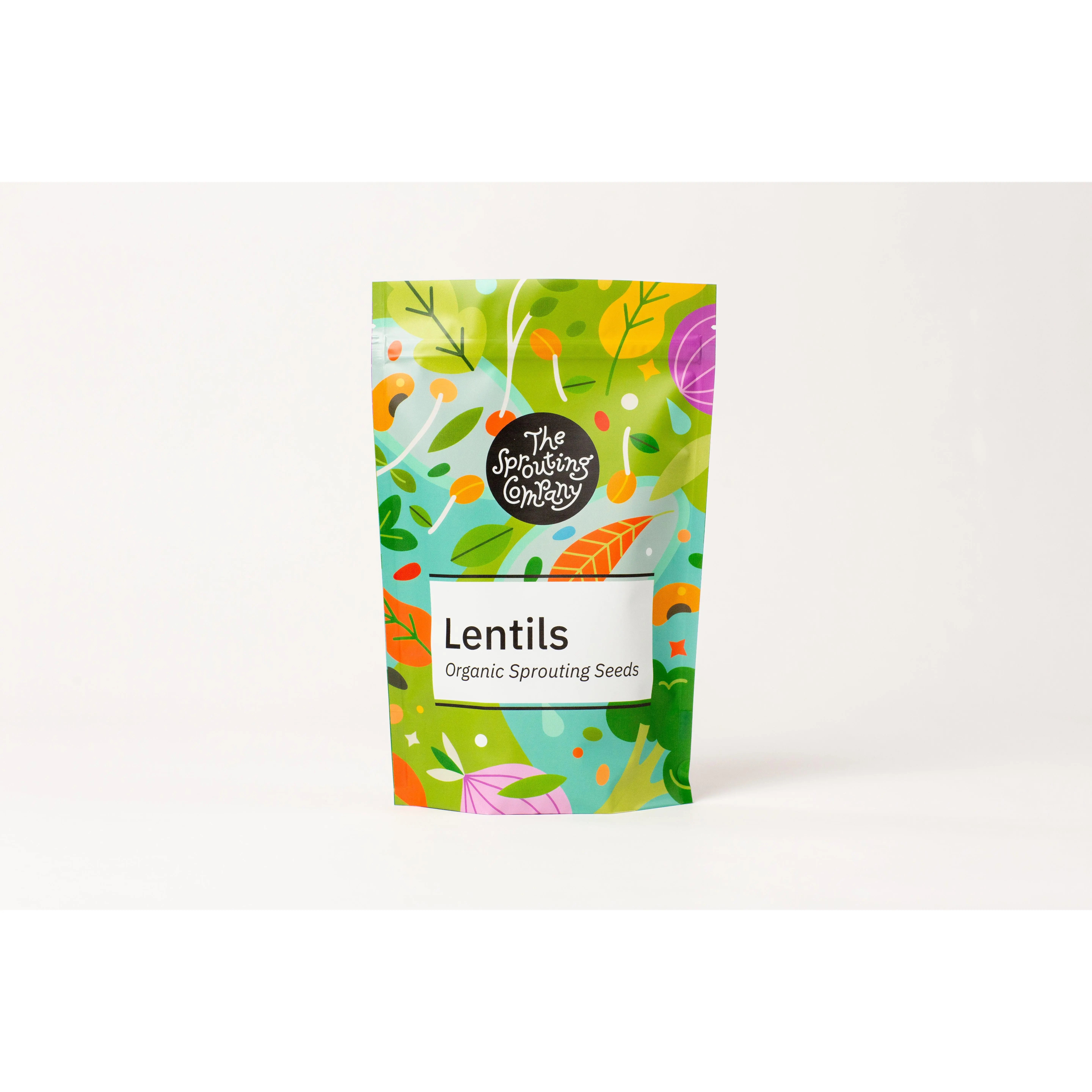 Organic Lentils Sprouting Seeds
