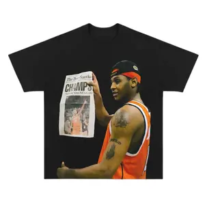 Youth and Adult T-shirt and Sweatshirt graphic tees, Tees, graphic shirts Carmelo Anthony Syracuse Champs Vintage Newspaper Basketball Streetwear Shirt GOAT Legend Icon College Hero Style Youth T-Shirt Adult T-Shirt