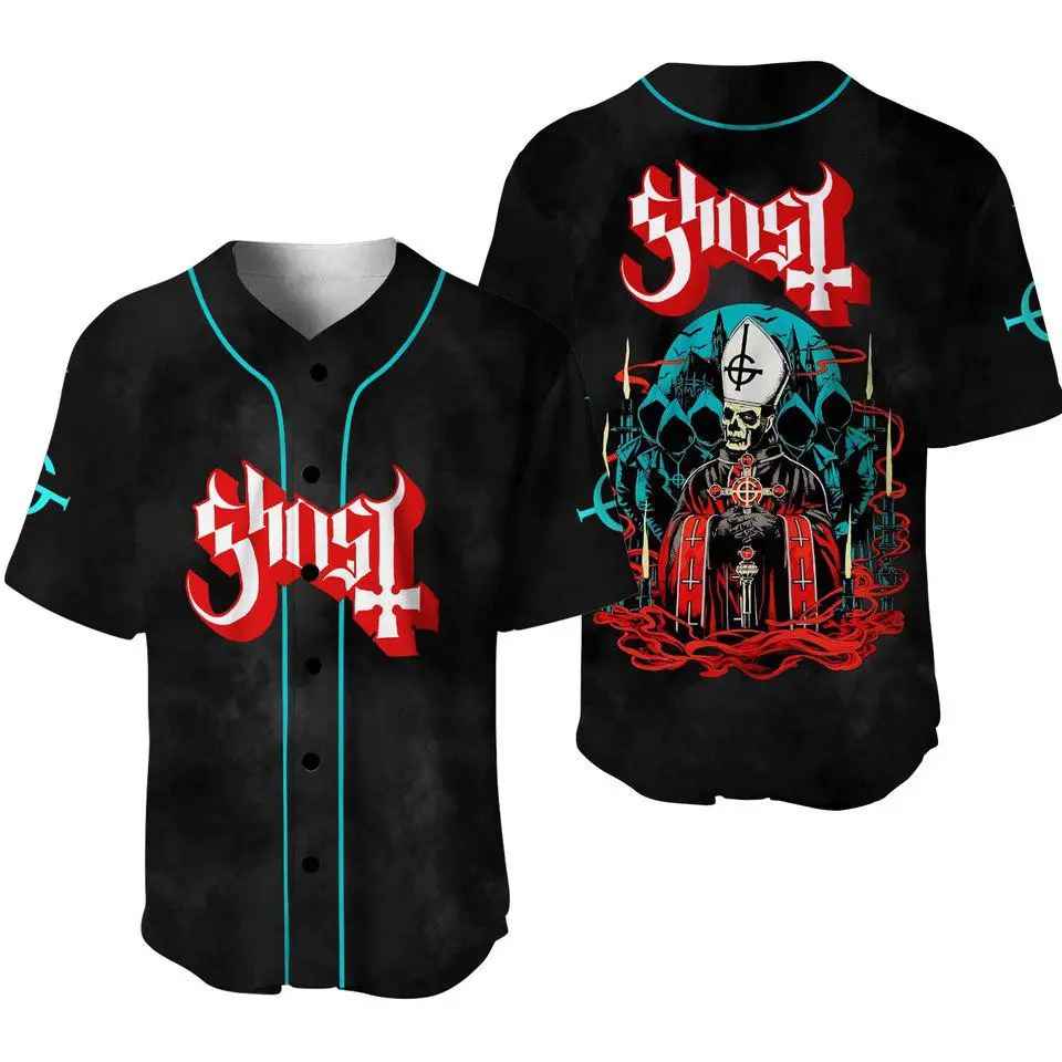 Ghost Band Baseball Jersey, Tour Shirt, Rock Music Merch Gift