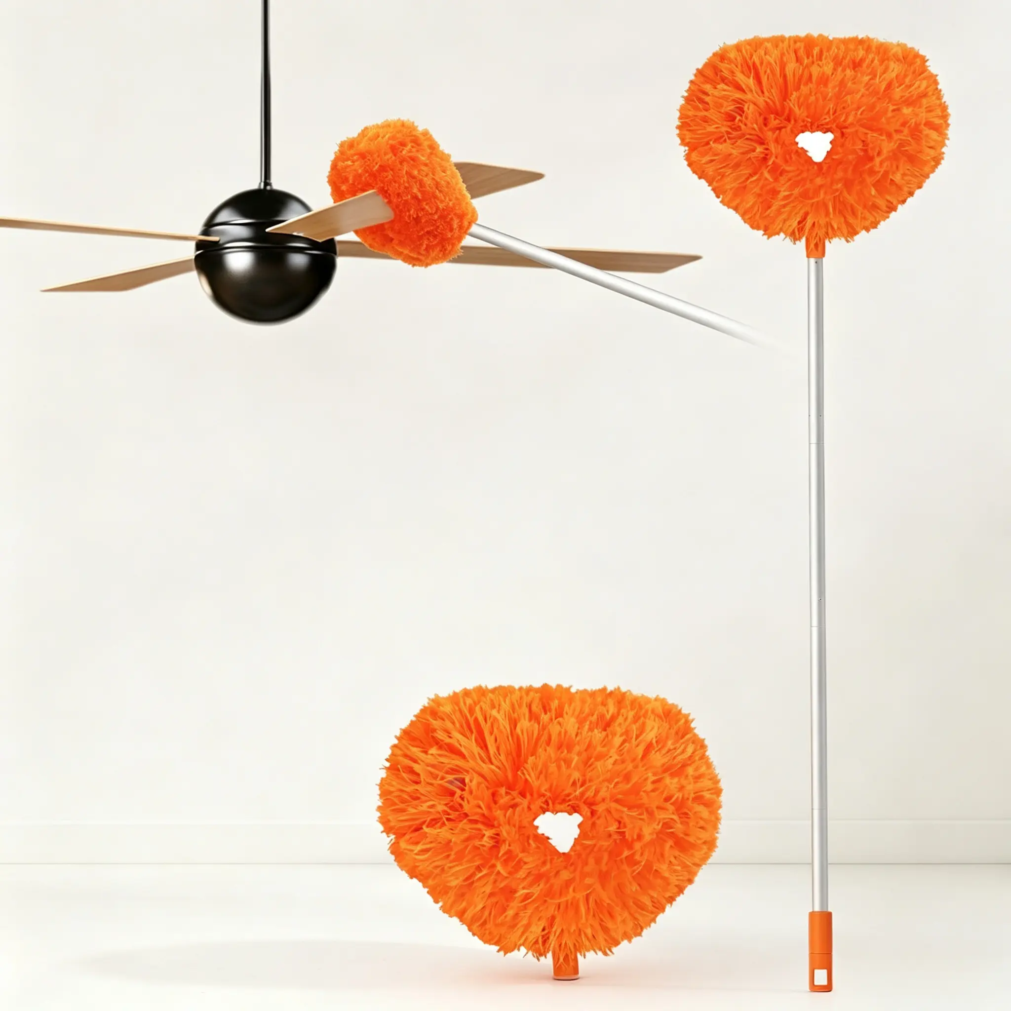 Microfiber Ceiling Fan Duster Head - Removable, Washable Household Cleaning Tool, Efficient Versatile Essential for Home Use (Microfiber Dusters for Home Supplies), Microfiber Dusters/Duster Heads