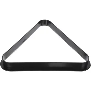 Mini Triangle Pool Rack, 5.1 Inches Black Plastic Pool Table Accessories for Kids and Families